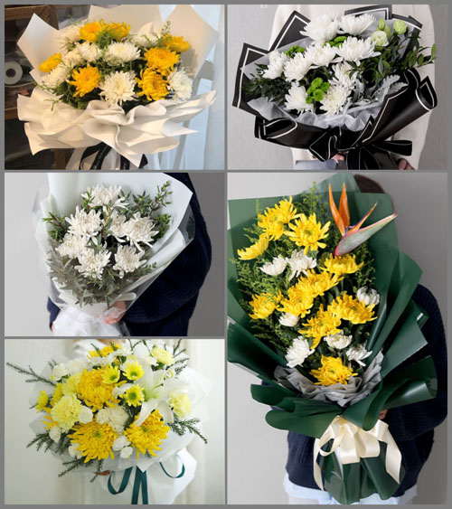 浙江省温州苍南县钱库镇陈鉴洋村白事花束代送